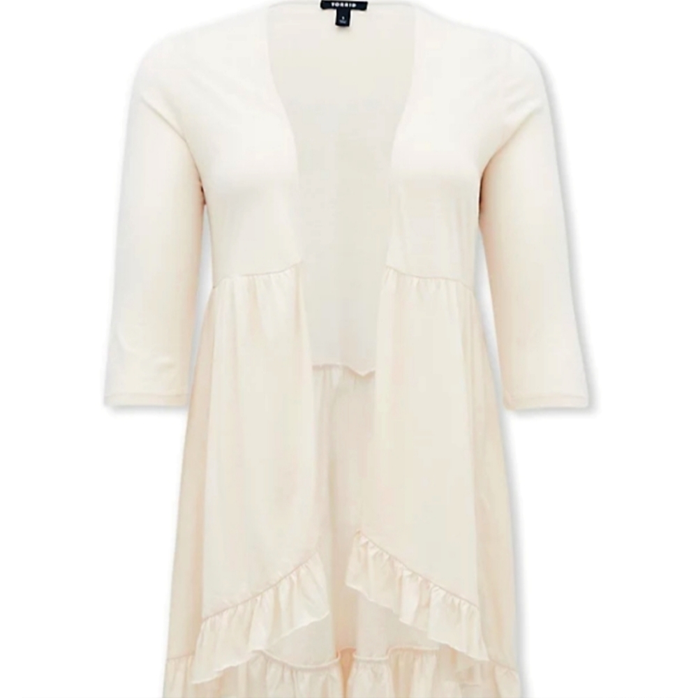 Torrid cream kimono sz 2